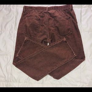 Gap sexy boyfriend brown corduroy jeans size 27R